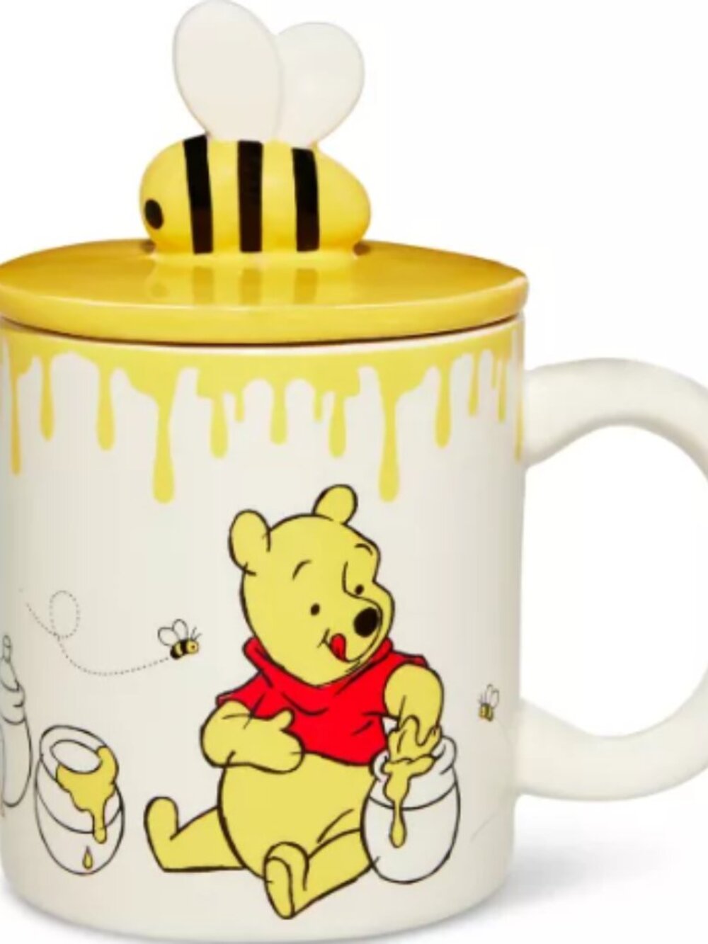Disney Winnie the Pooh Honey Bee Lid 18 oz Coffee Mug - Picture 14 of 15